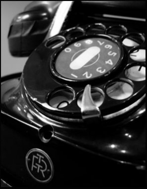 Image of an old telephone